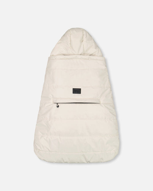 3-In-1 Multifunction Cover For Car Seat, Stroller, And Baby Carrier In Off-White