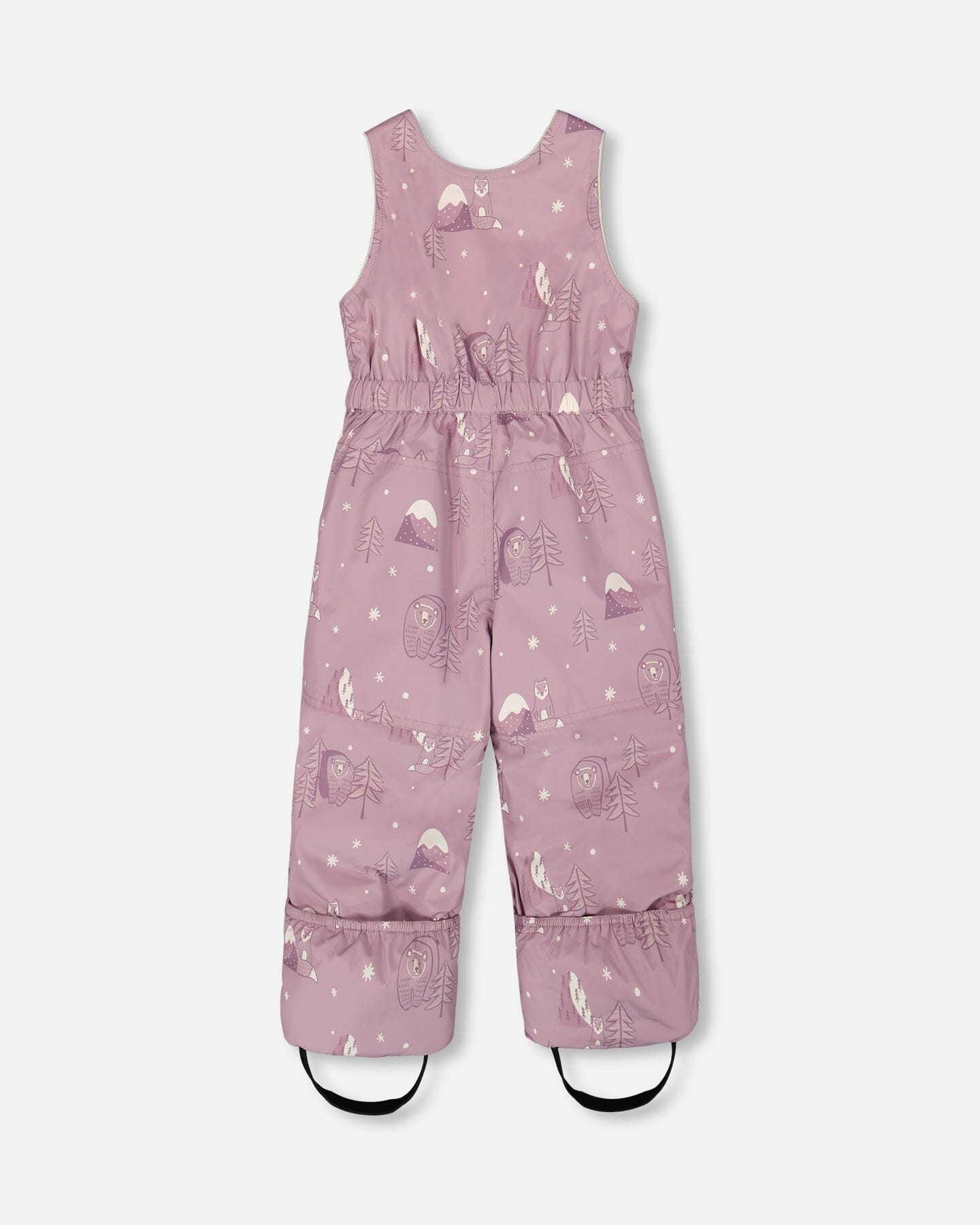 Two-Piece Baby Snug Snowsuit Purple Bear Print