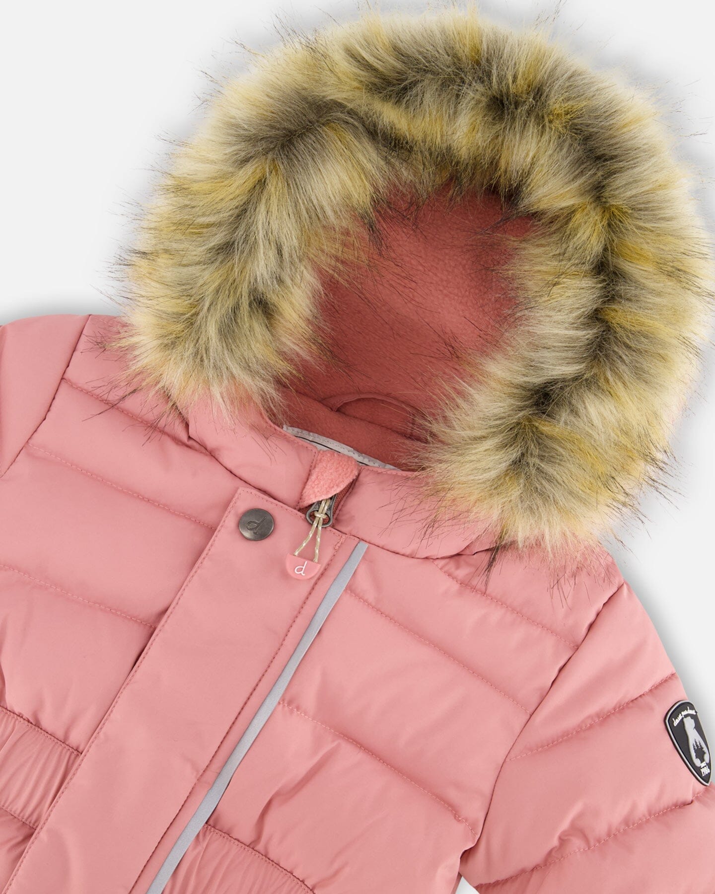 One-Piece Baby Original Puffy Snowsuit Dusty Pink