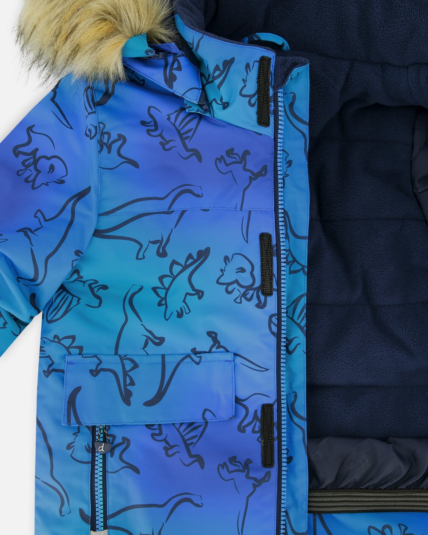 Two-Piece Discover Snowsuit Navy Blue