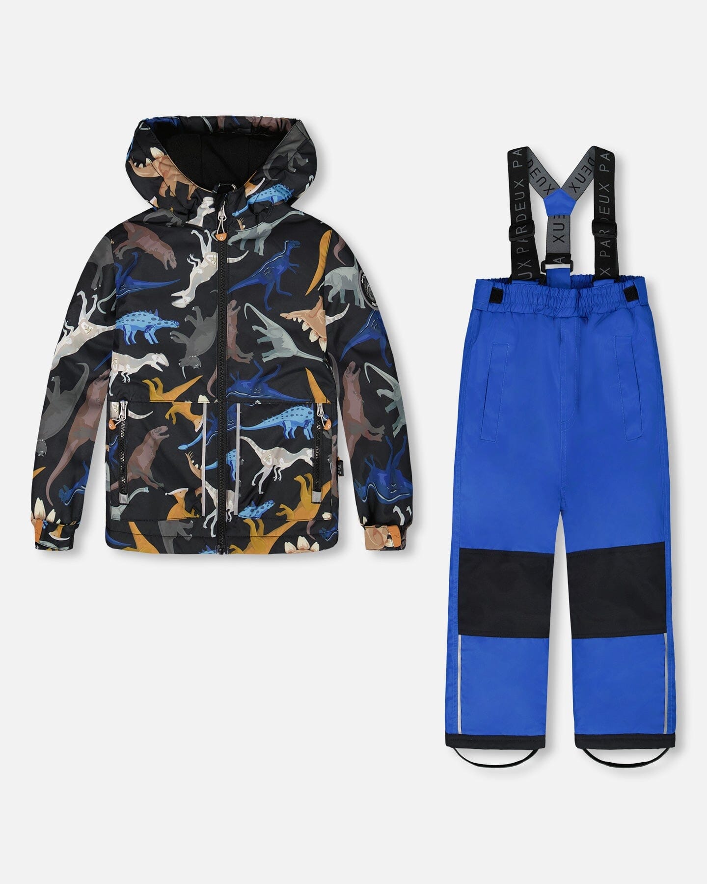 Two-Piece Chill Outerwear Set With Light Insulation In Blue