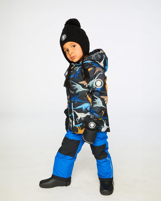 Two-Piece Chill Outerwear Set With Light Insulation In Blue