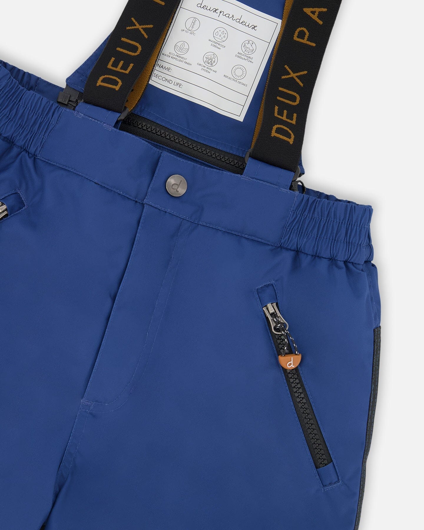 Two-Piece Play Snowsuit With Printed Dinosaurs Jacket Navy Blue