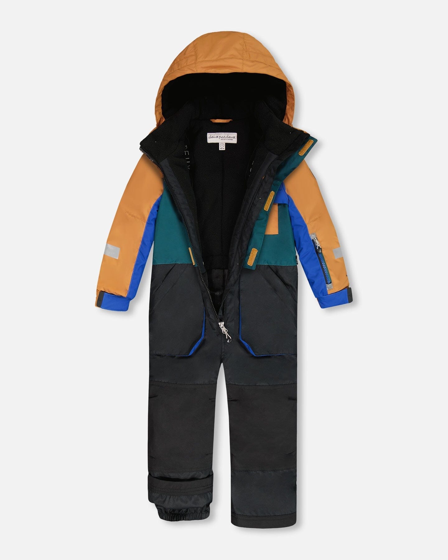 One-Piece Play Snowsuit Colorblocked And Black