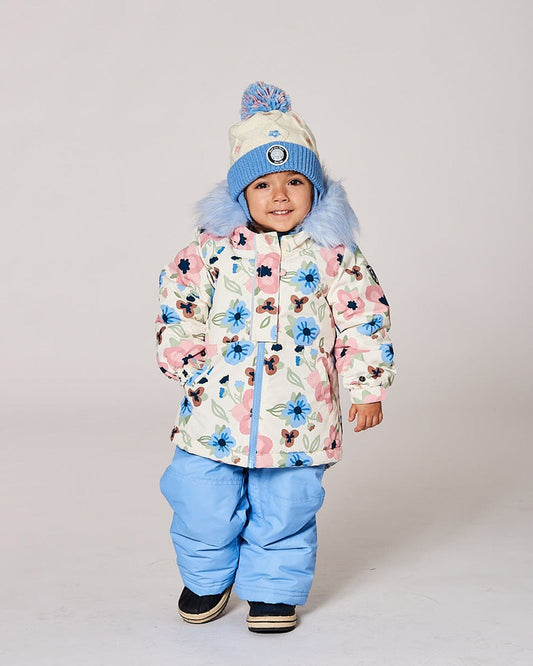 Two-Piece Baby Play Snowsuit Light Blue