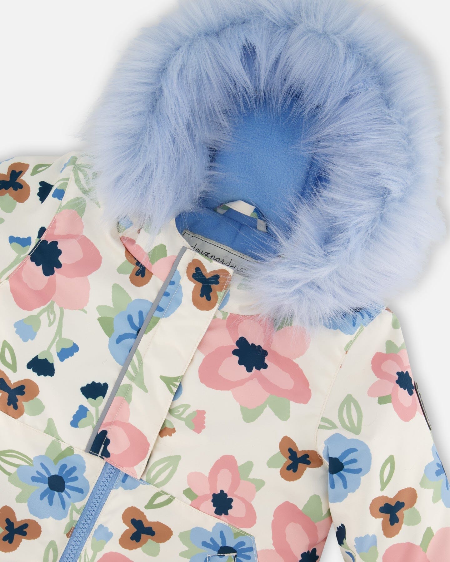 Two-Piece Baby Play Snowsuit Light Blue