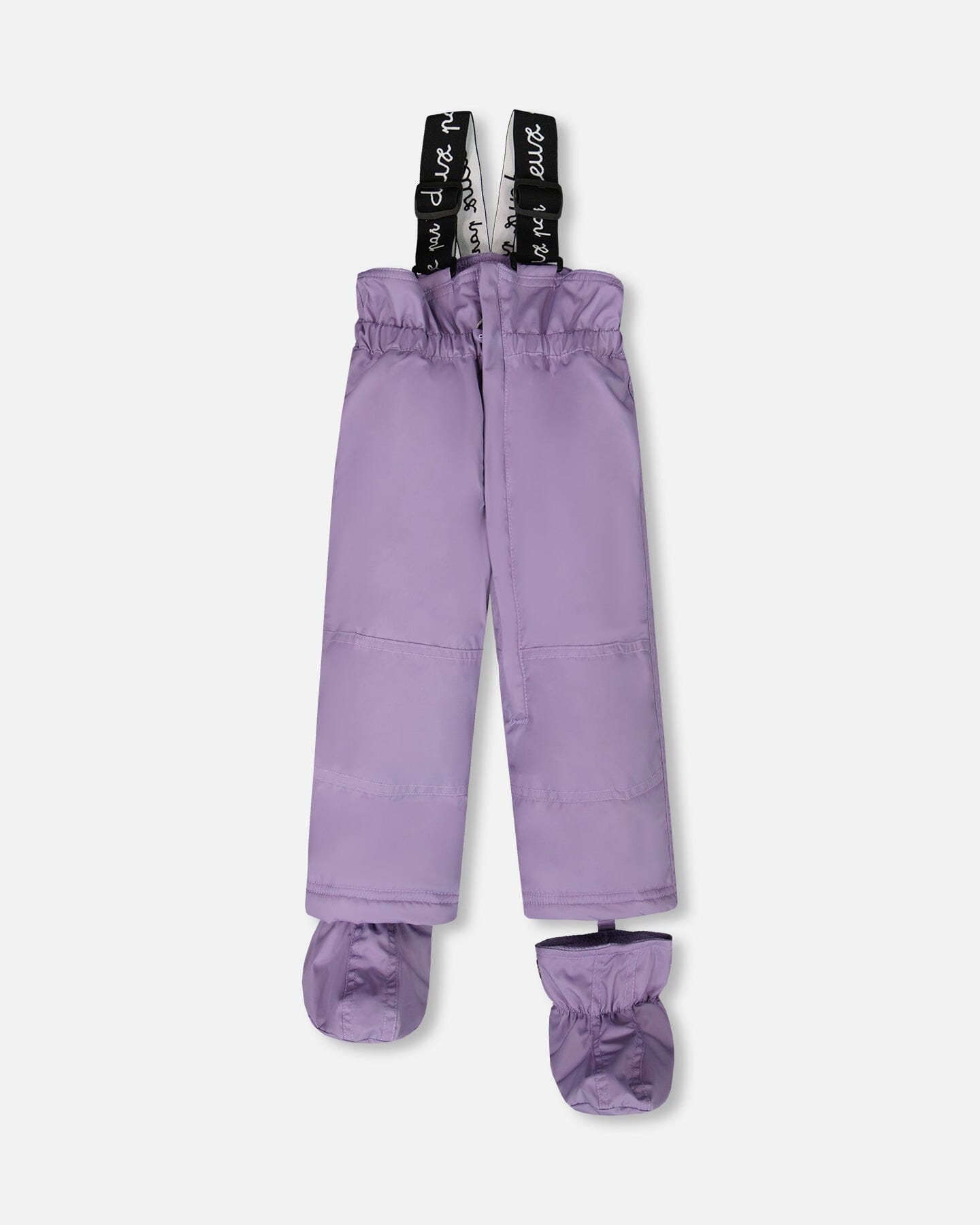 Two-Piece Baby Play Snowsuit Purple Gray