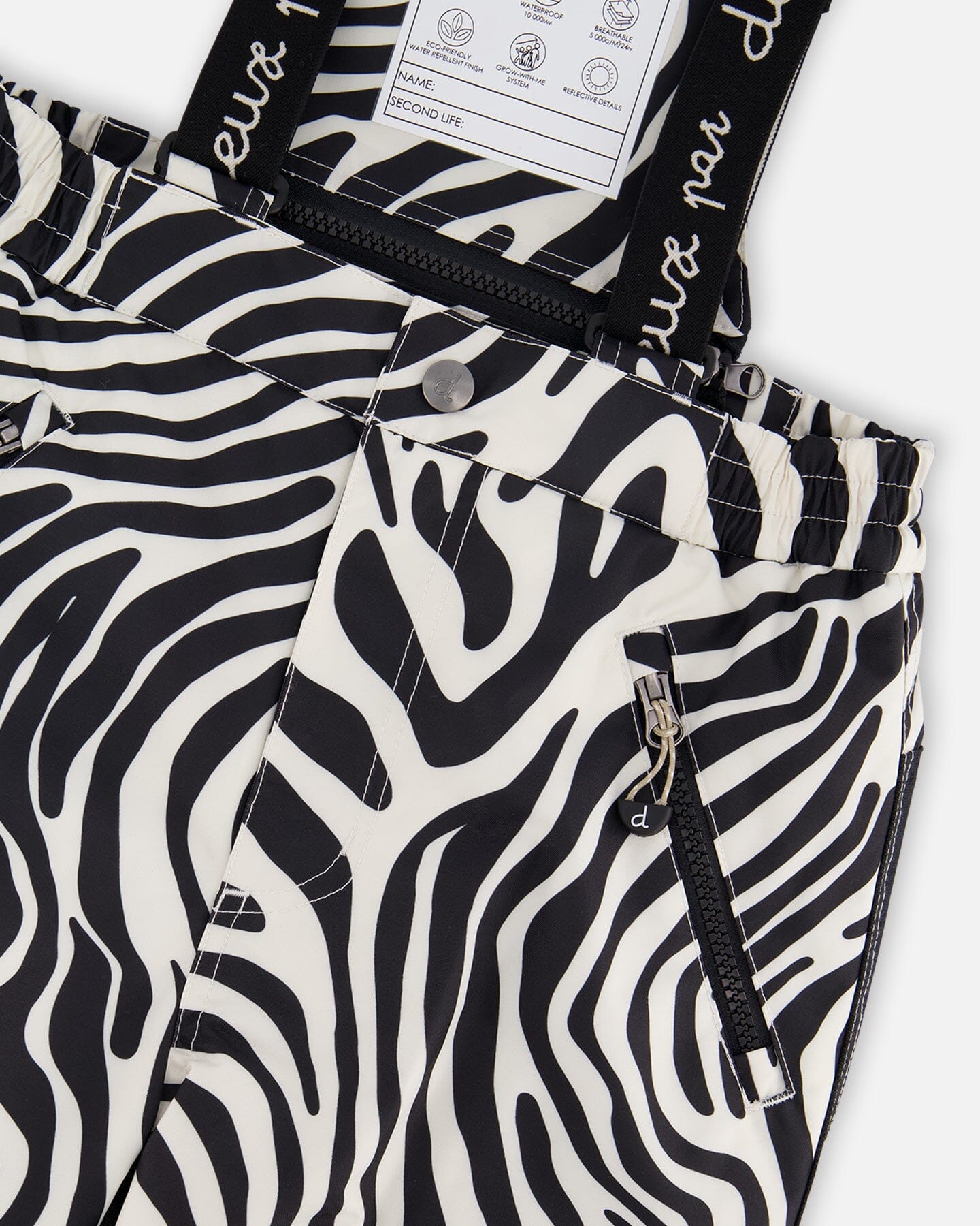 Two-Piece Play Snowsuit With Printed Pants Lavender