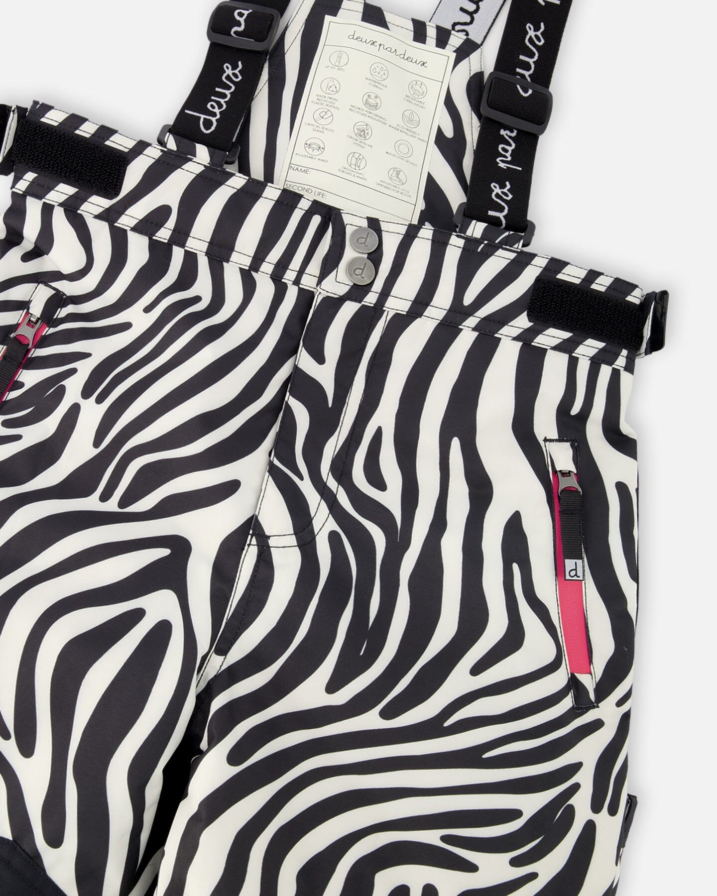 Two-Piece Teknik Snowsuit Zebra Print