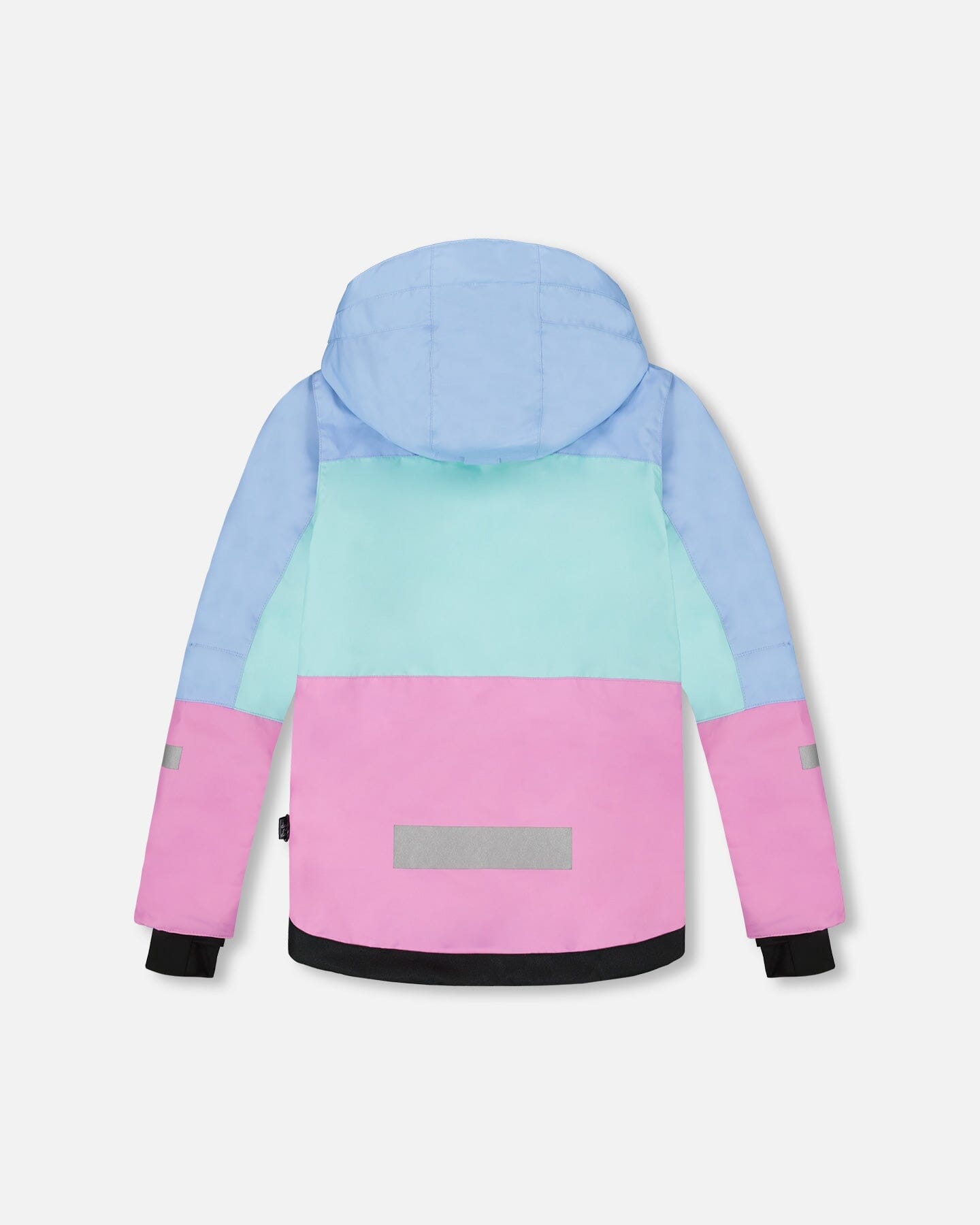 Two-Piece Teknik Snowsuit With Colorblocked Jacket And Solid Pant Black