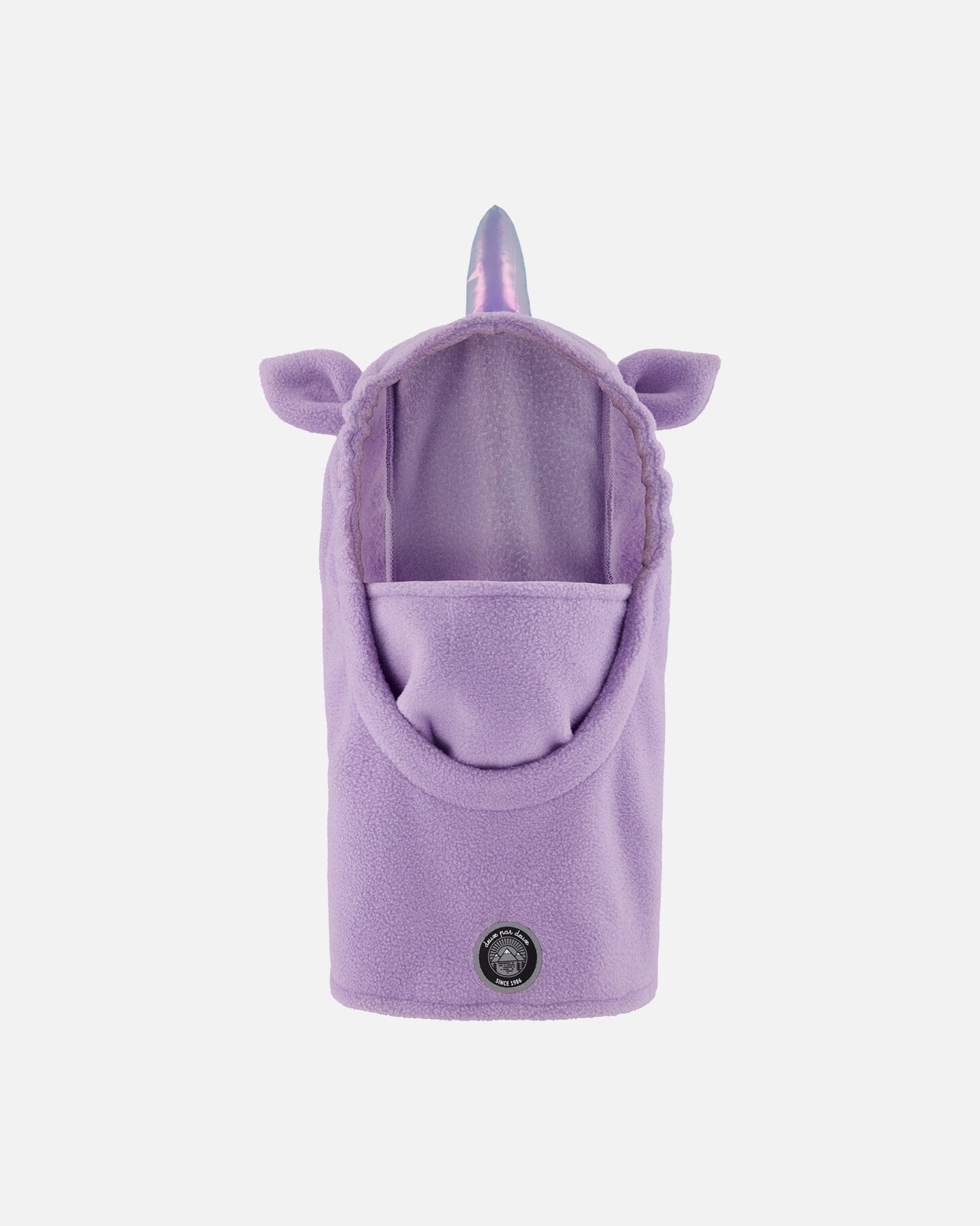 Polar Fleece Balaclava For Ski Helmet Purple Unicorn