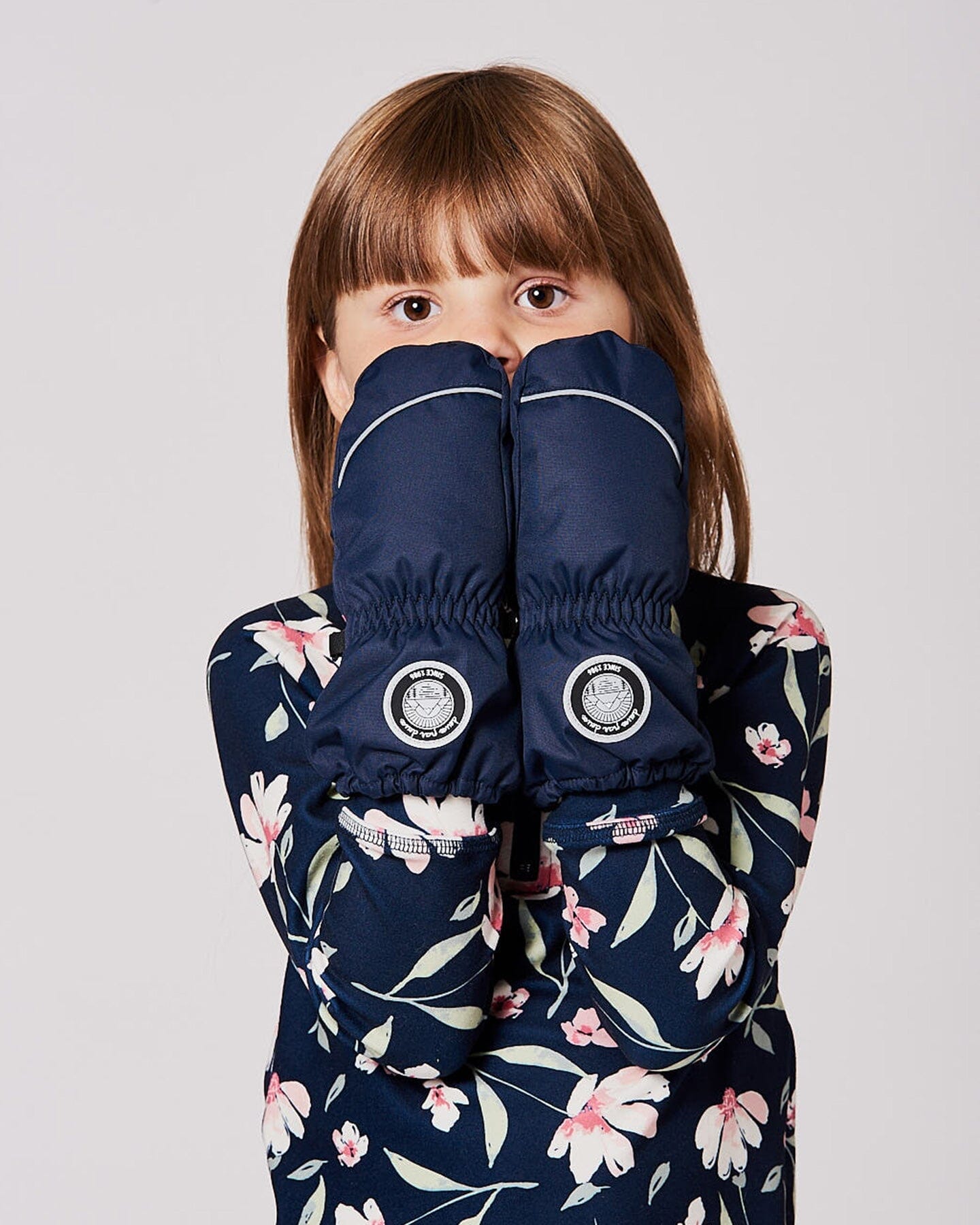 Winter Mittens Play Navy Blue