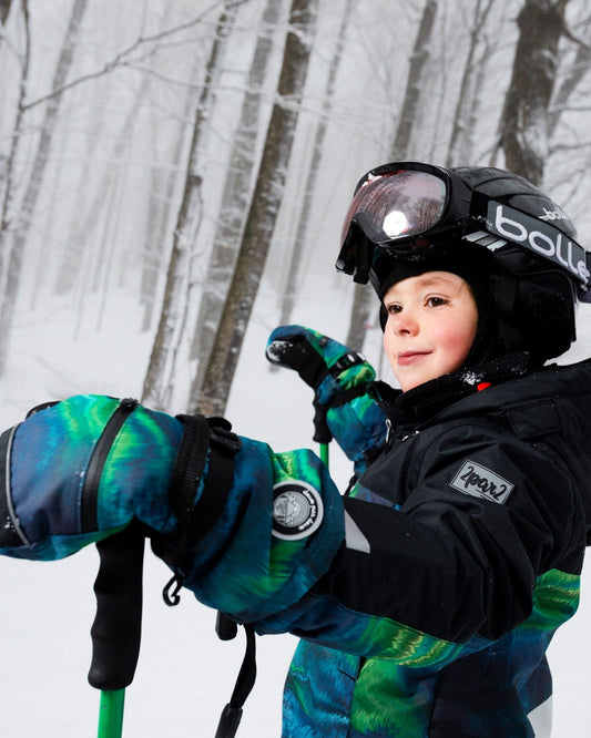 Winter Mittens Teknik Aurora Borealis