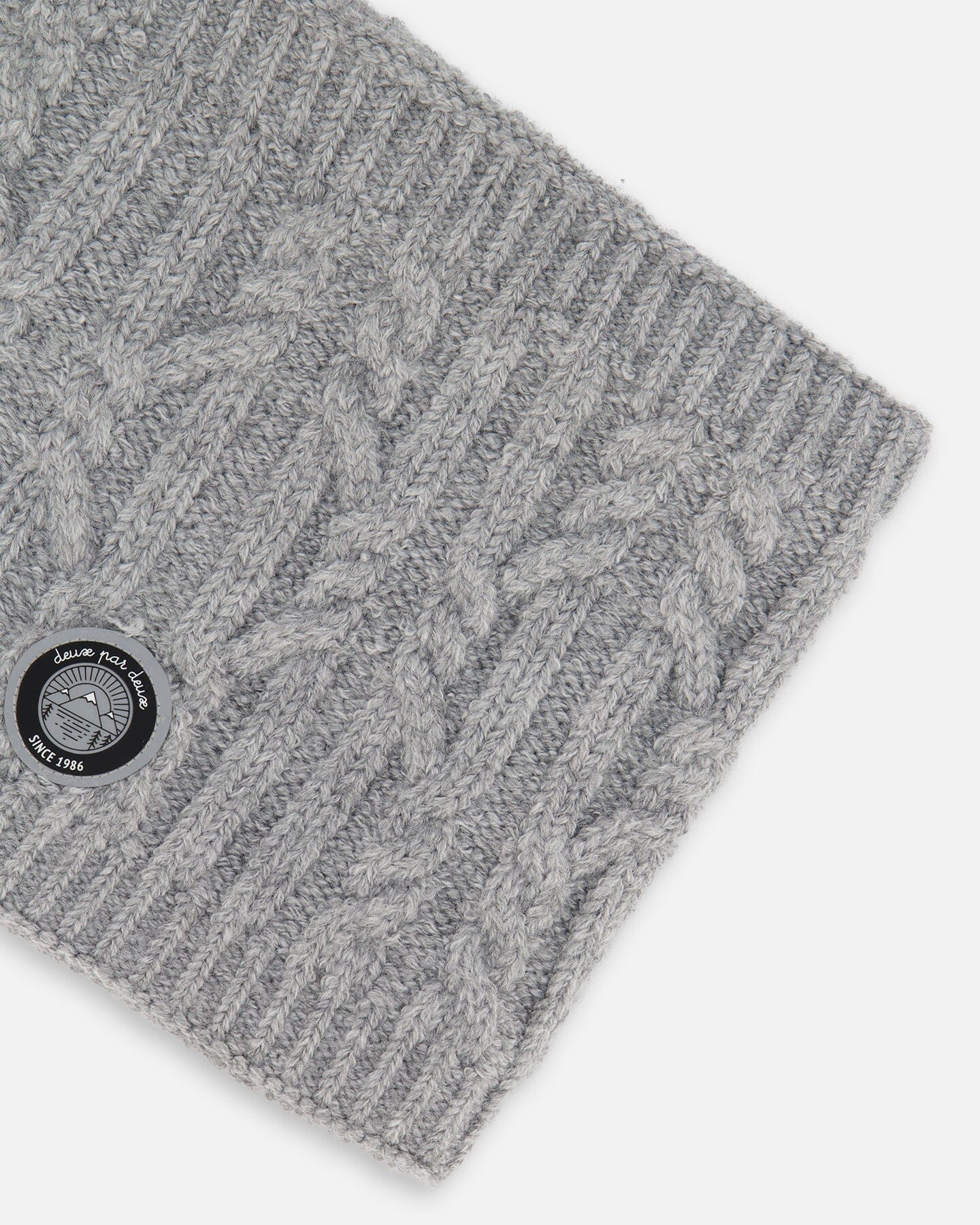 Lined Winter Neckwarmer Heather Gray