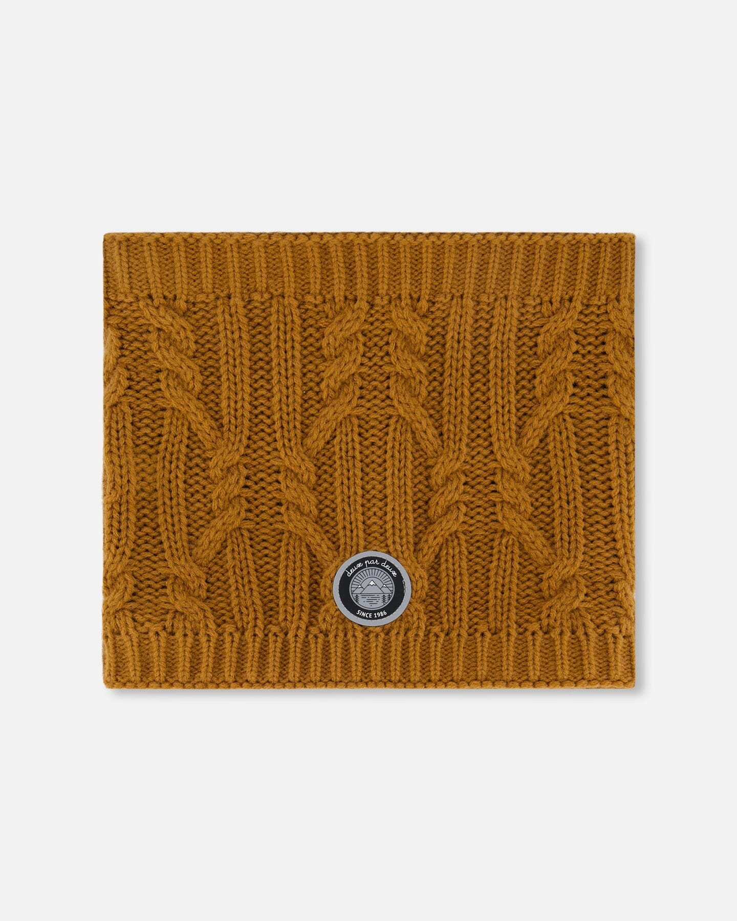 Lined Winter Neckwarmer Brown Sugar