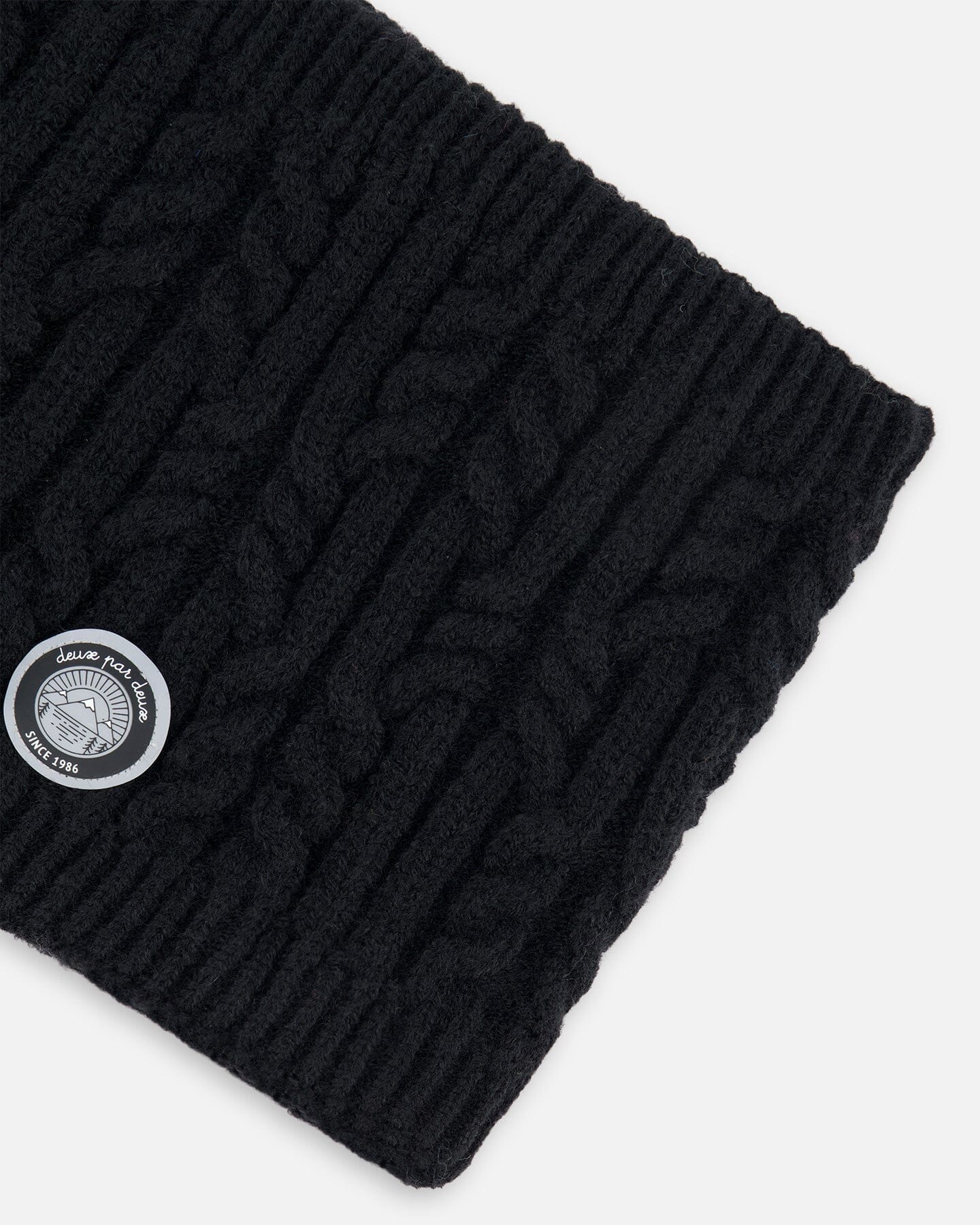 Lined Winter Neckwarmer Black