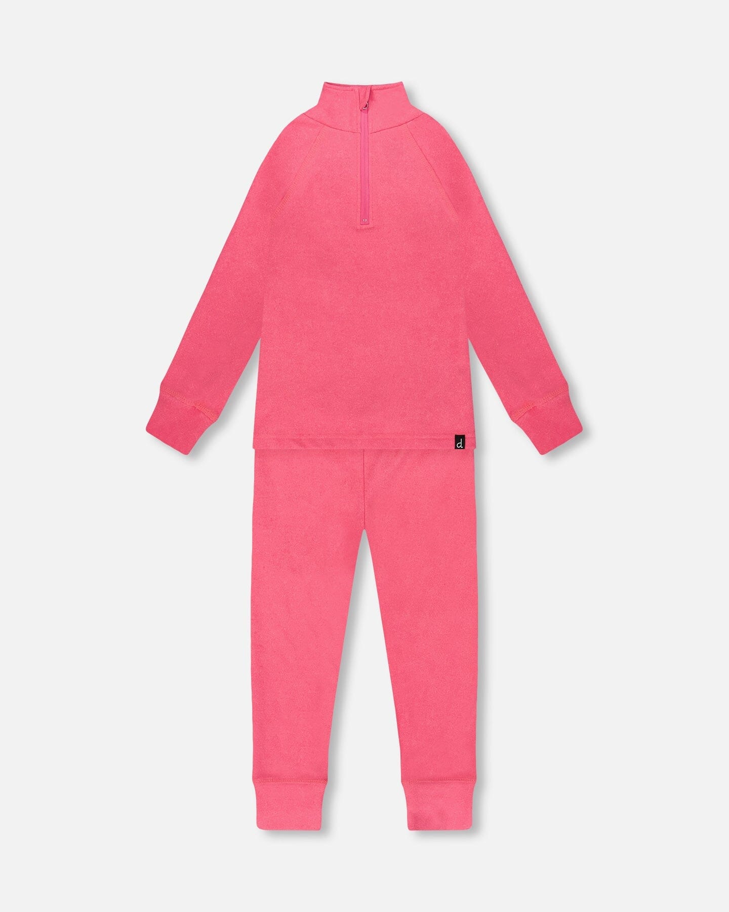 Two-Piece Thermal Underwear Set Candy Pink