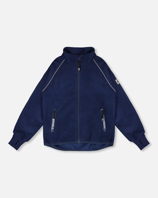 Mid-Layer Teknik Jacket Navy Blue