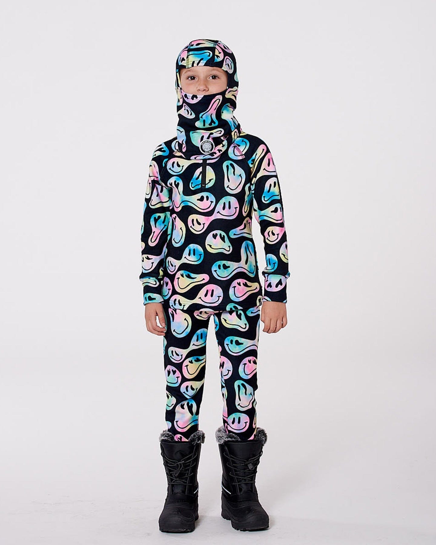 Brushed Jersey Balaclava Smiley Face Girl