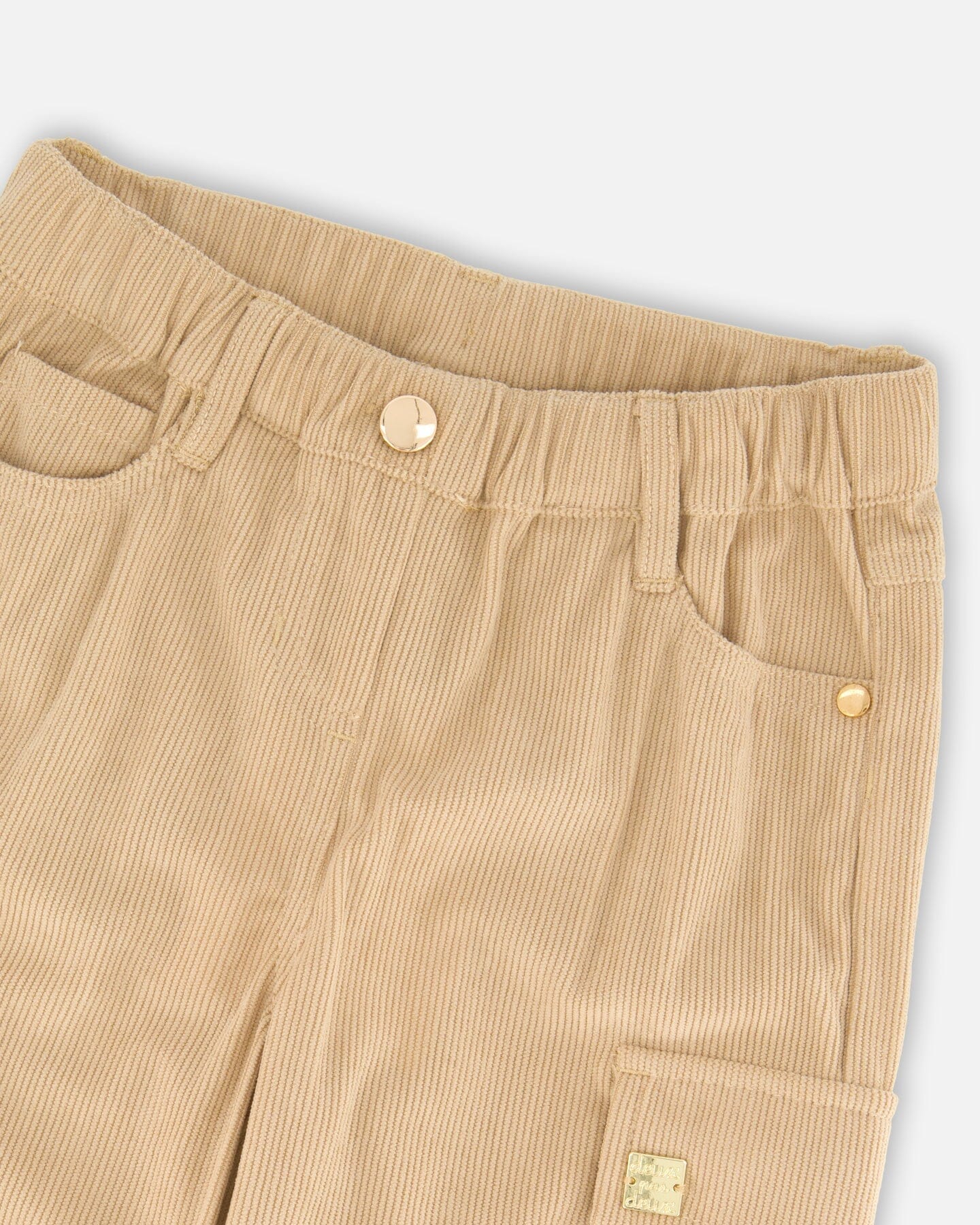 Parachute Corduroy Pants With Cargo Pockets Light Pecan Brown
