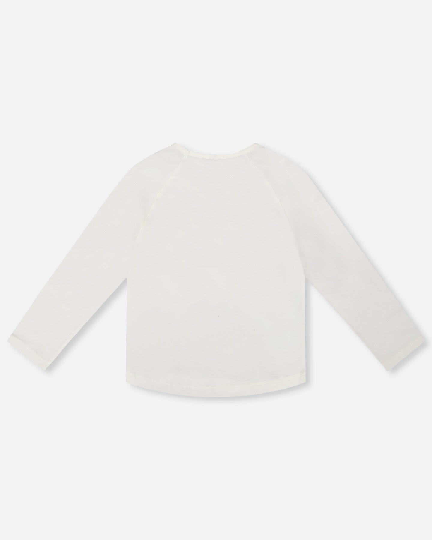 Organic Cotton T-Shirt Off White With Llama