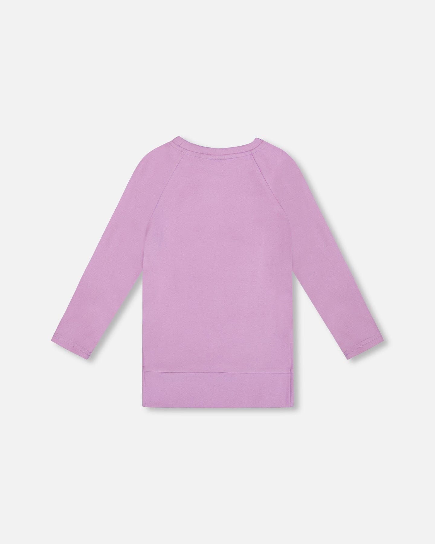 Super Soft Brushed Jersey Tunic Purple With Lama