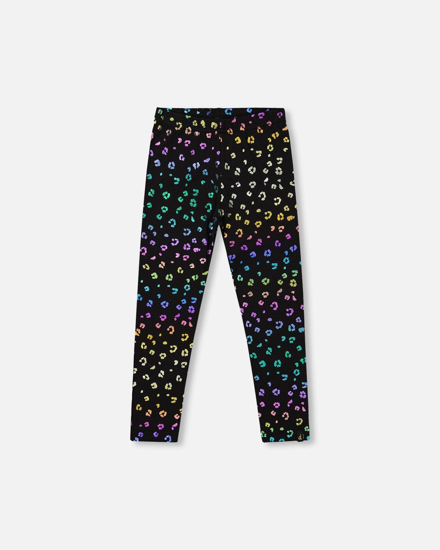 Stretch Jersey Leggings Multicolor Leopard Print
