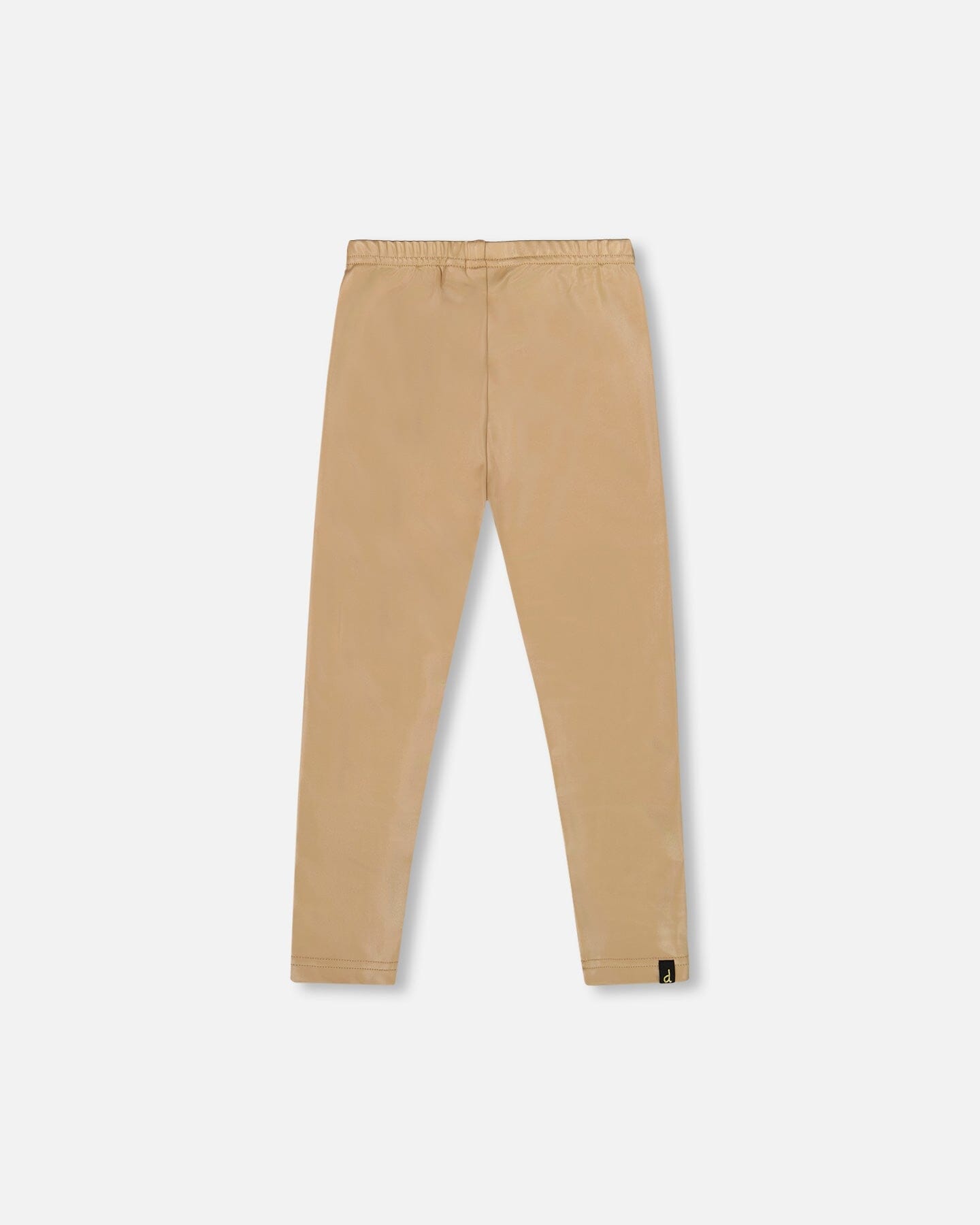 Stretch Shiny Leggings Golden Beige