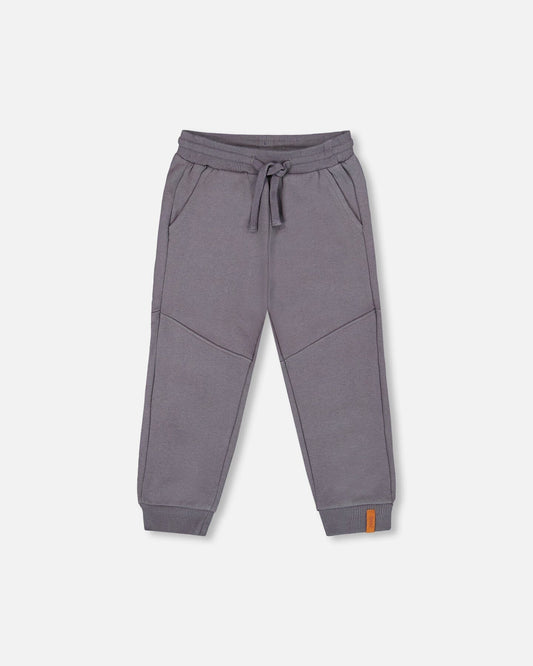 Fleece Sweatpants With Pockets Dark Gray