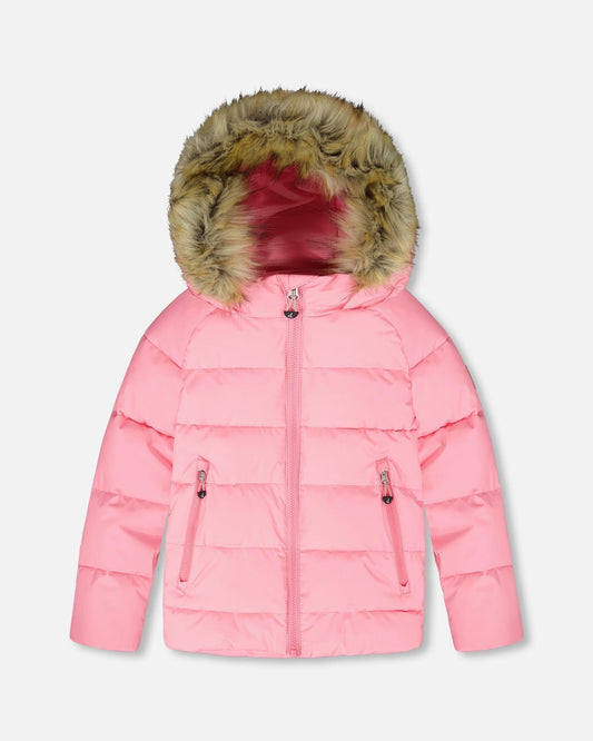 Puffy Winter Jacket Pink