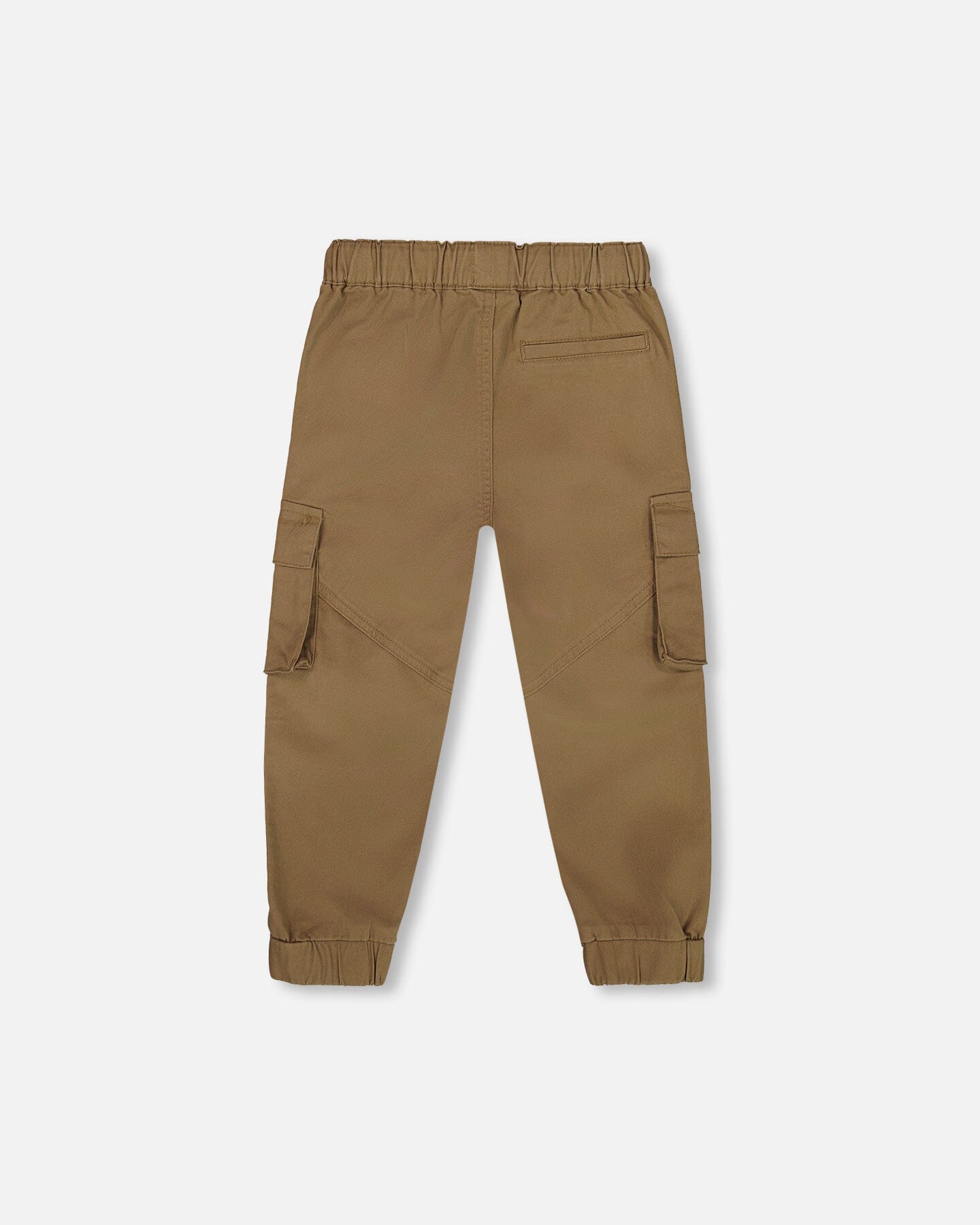 Twill Jogger Cargo Pants In Taupe
