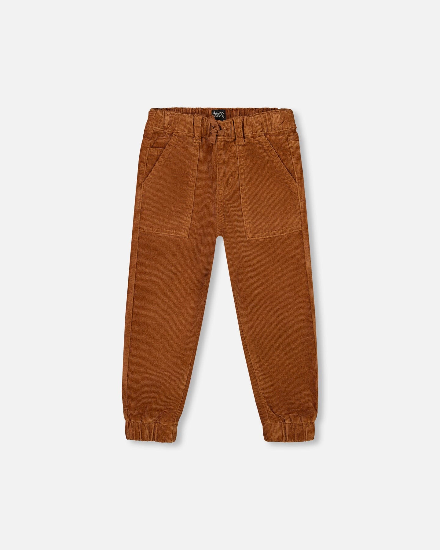 Stretch Corduroy Jogger Pants Brown