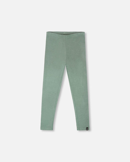 Super Soft Ribbed Leggings Sage Green