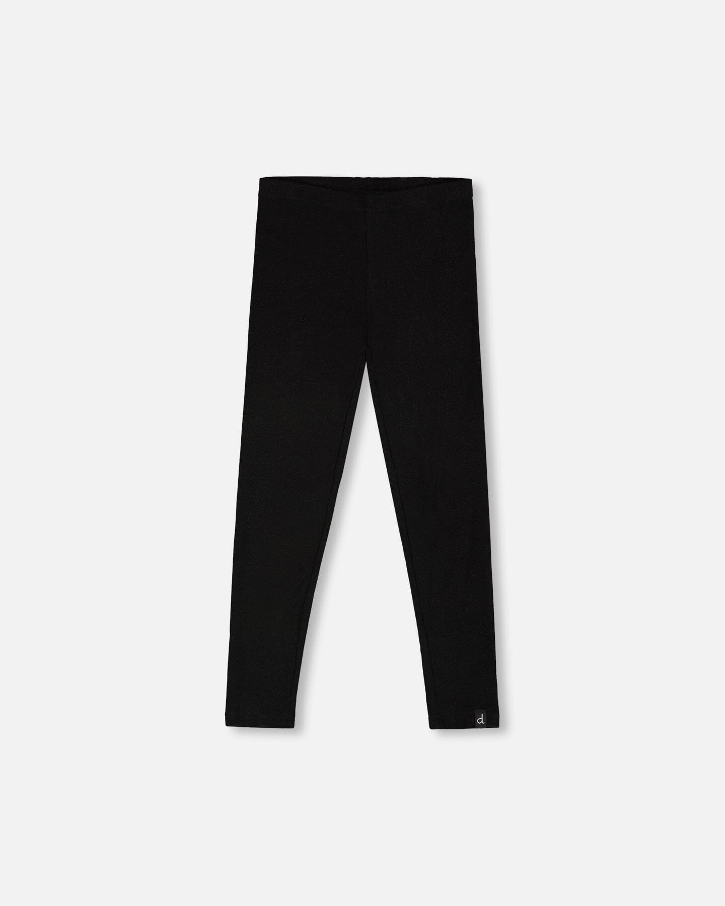 Super Soft Ribbed Leggings Black