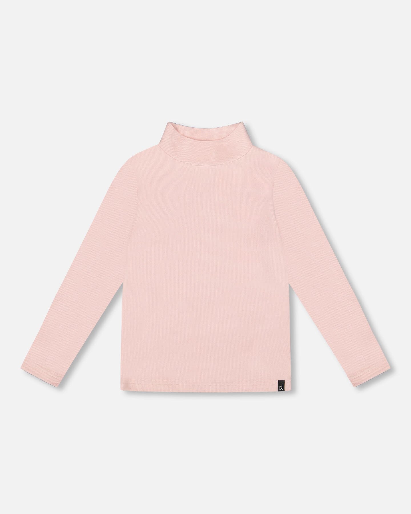 Super Soft Ribbed Mock Neck Top Pink