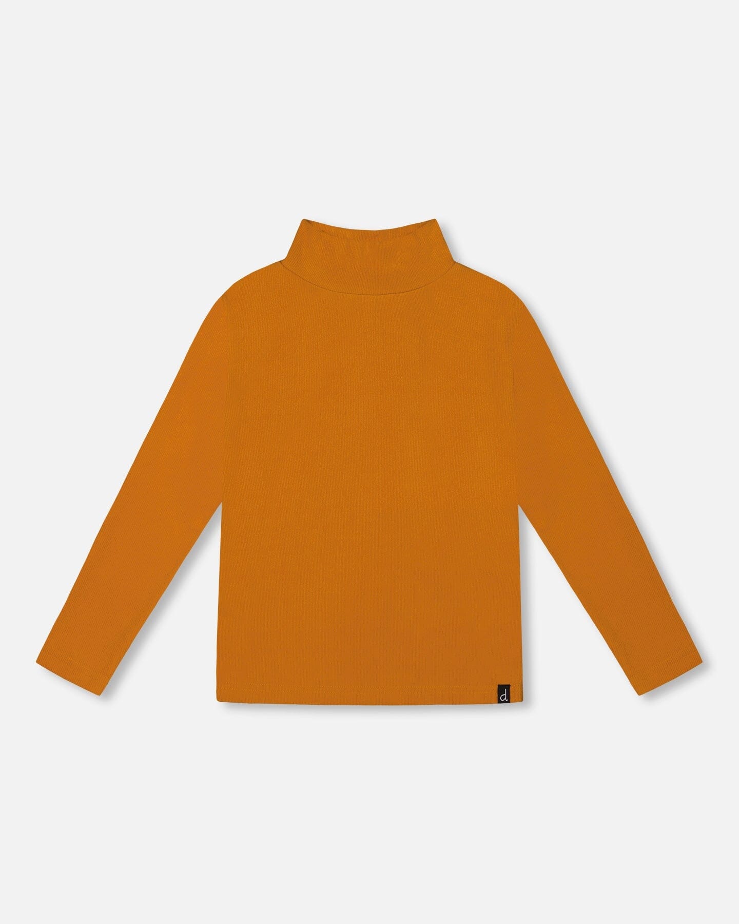 Super Soft Ribbed Mock Neck Top Golden Yellow