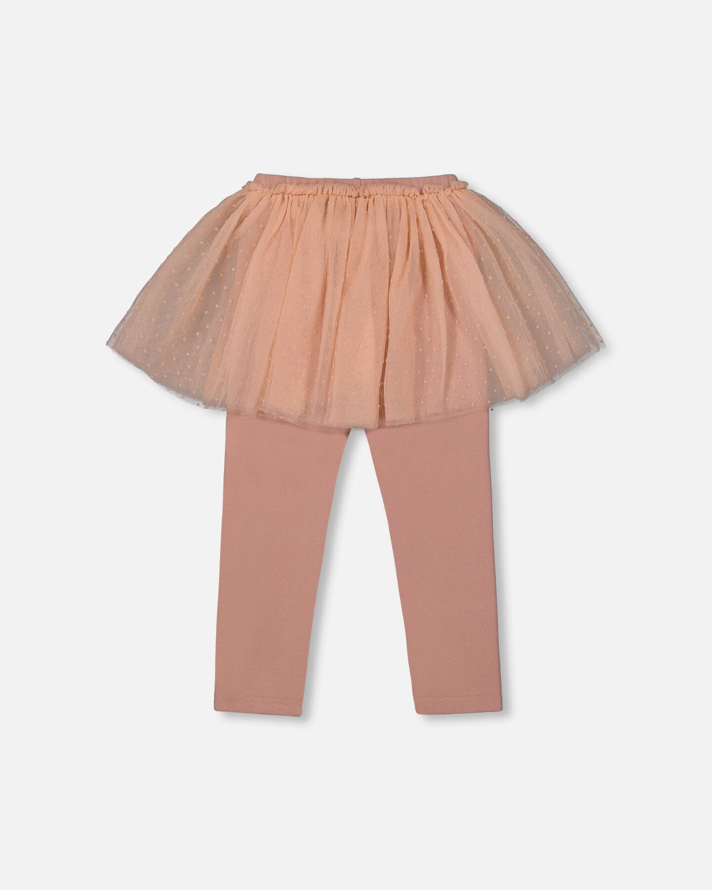Leggings With Tulle Skirt Dusty Pink