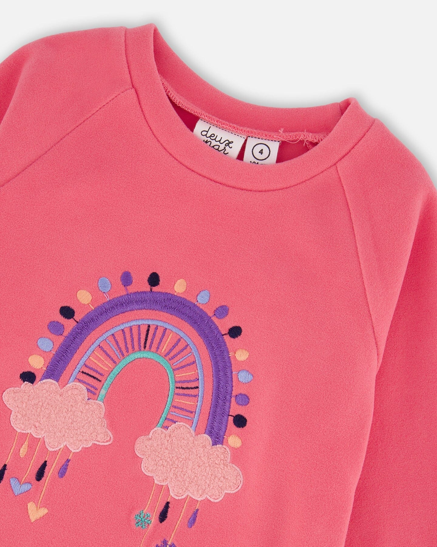 Tunic Tee With Embroidery Candy Pink