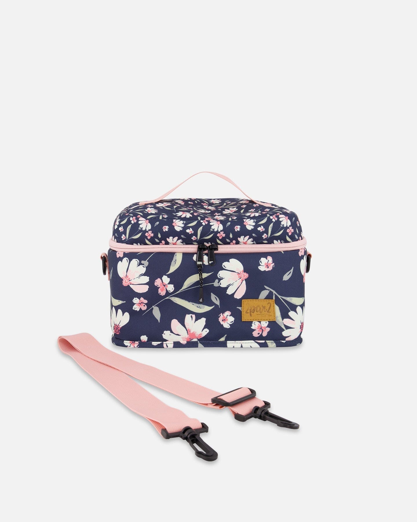 Lunch Box Navy Flower Print