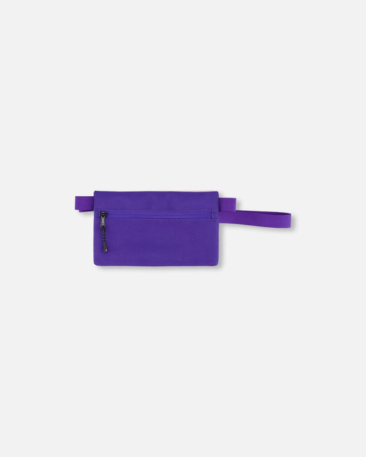 Double Pencil Case Purple Gradient