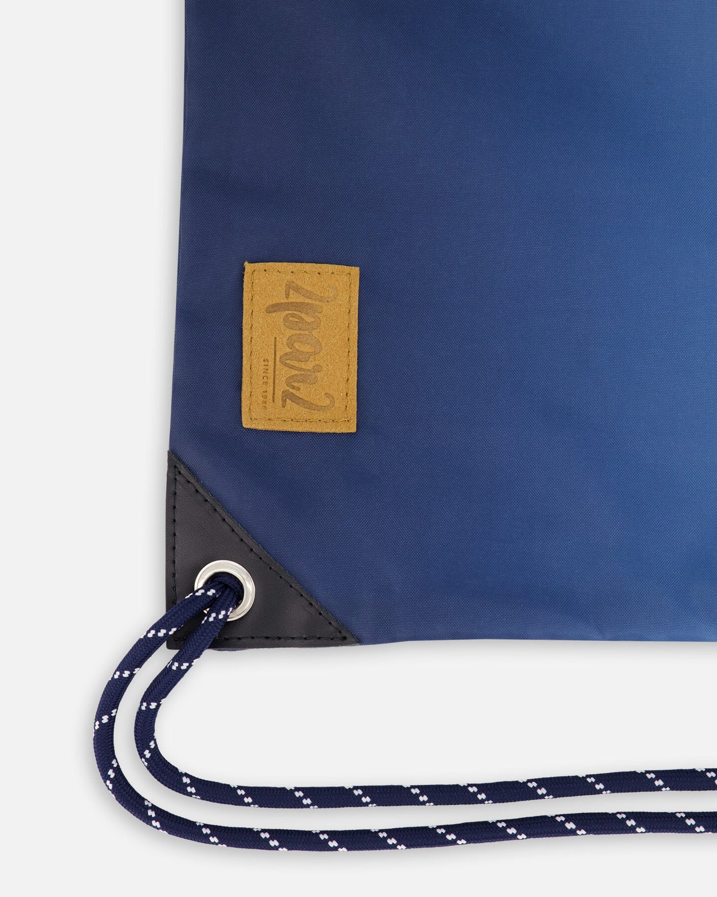 Drawstring Bag Blue And Beige Gradient