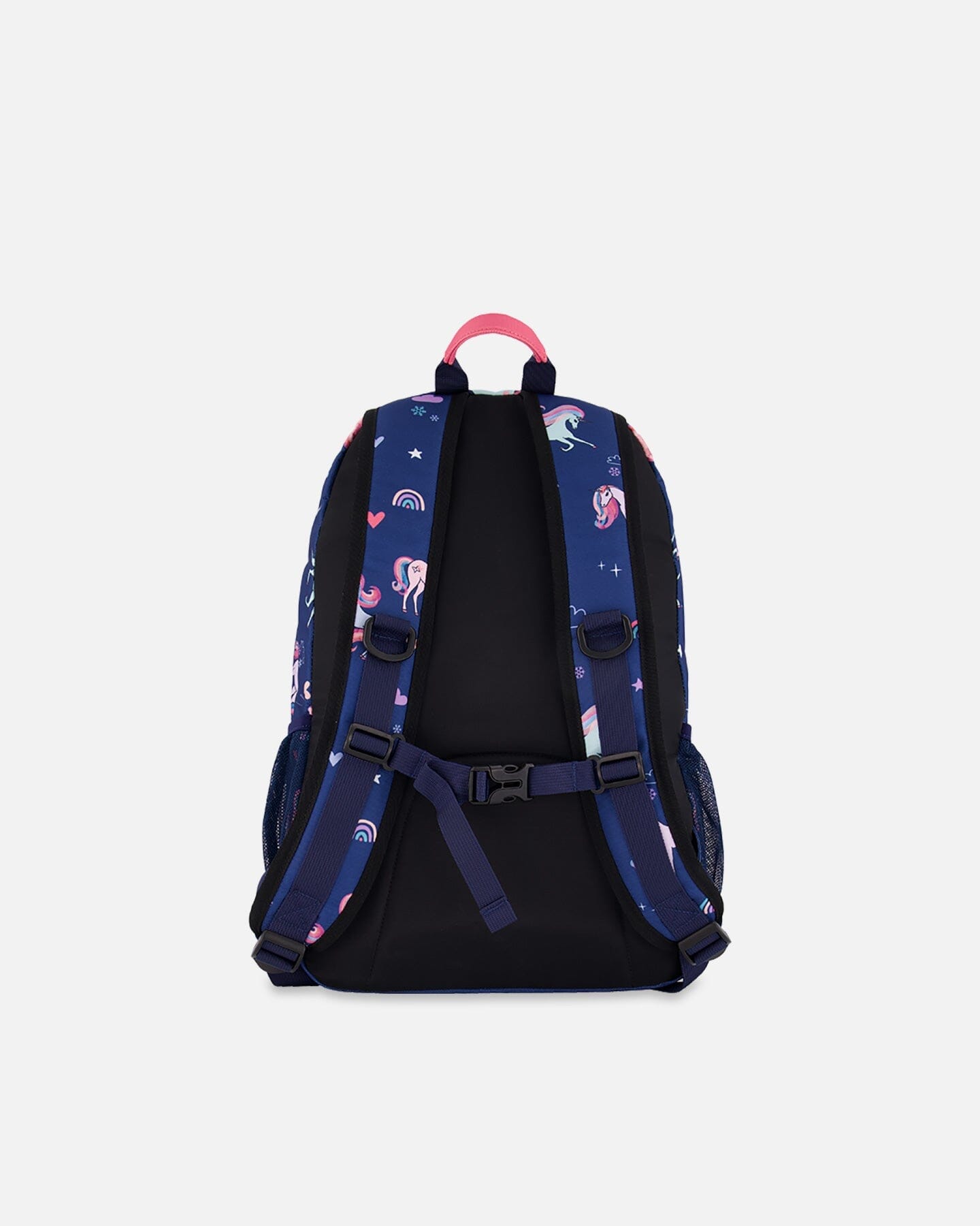 Kids Backpack Navy Unicorn Print
