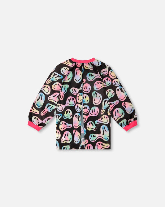 School Apron Smiley Face Girl