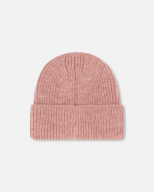 Mid-Season Knit Hat Dusty Pink