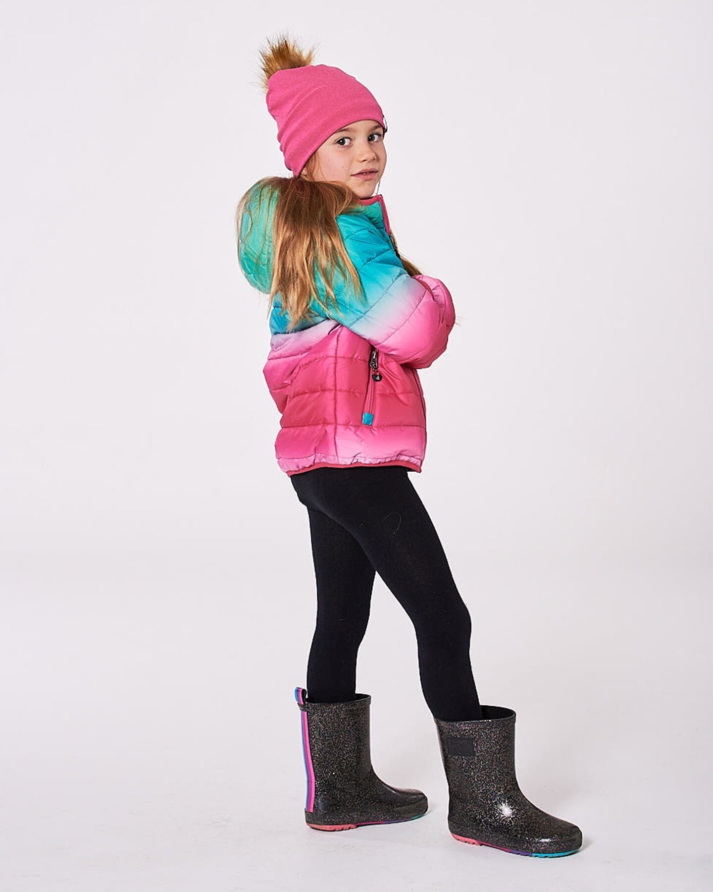 Mid-Season Jersey Pompom Hat Candy Pink