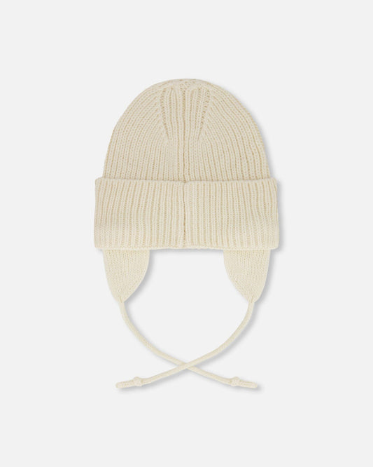 Baby Mid-Season Knit Hat Light Beige