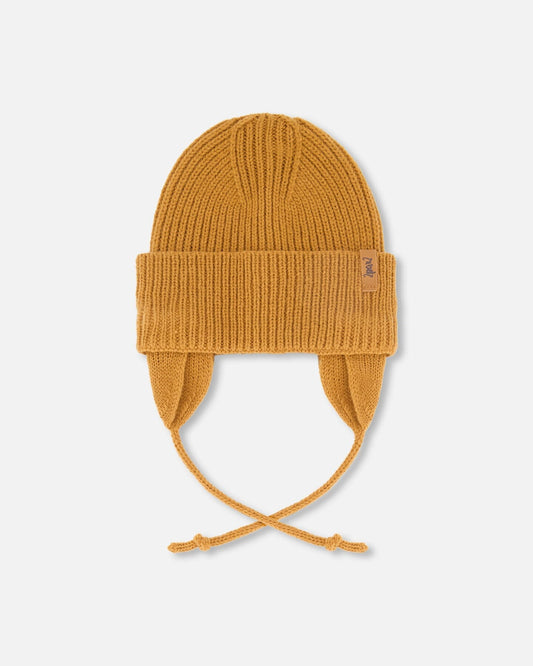 Baby Mid-Season Knit Hat Brown Pecan