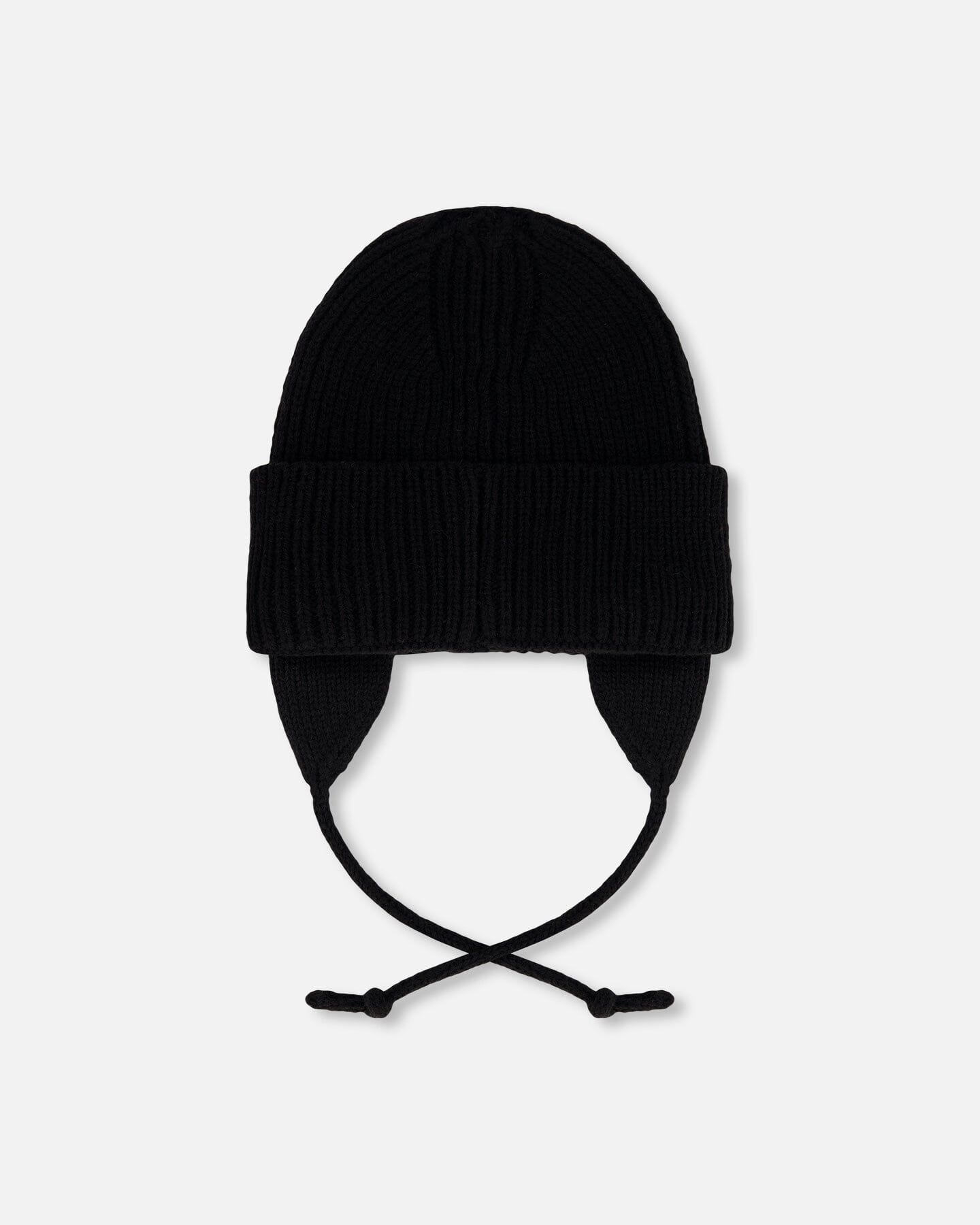 Baby Mid-Season Knit Hat Black