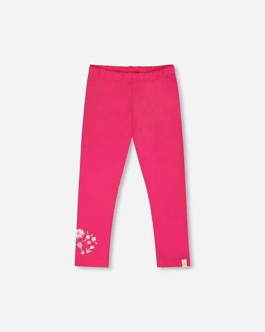 Organic Cotton Jersey Legging Pink