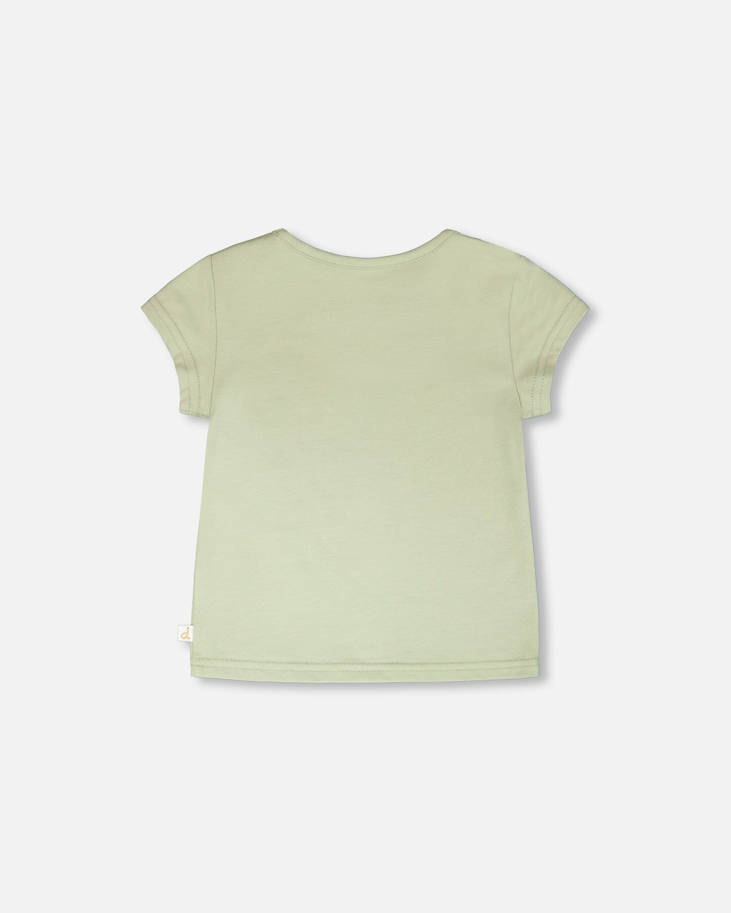 Organic Cotton Jersey T-Shirt Light Khaki Green